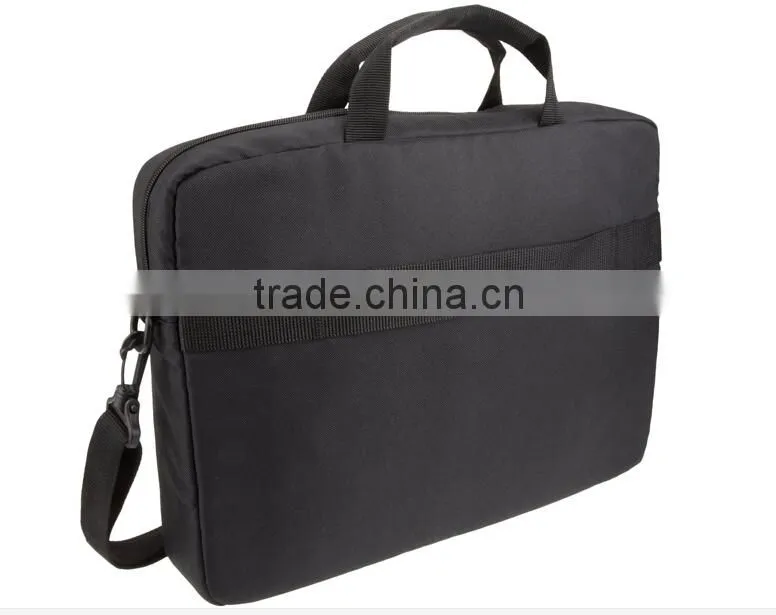 Triple deckers fashion classic black laptop bag
