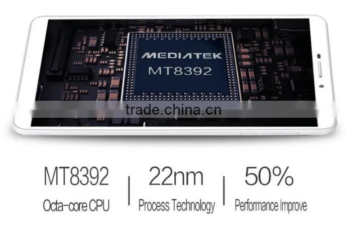 AOSON M76T MT8392 Octa Core 1.4GHz 2G 16G 7 inch IPS OGS Screen Android 4.4 Dual SIM Phone Call Tablet WiFi 13MP Camera