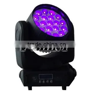 19 x 10w moving head light led zoom wash moving head