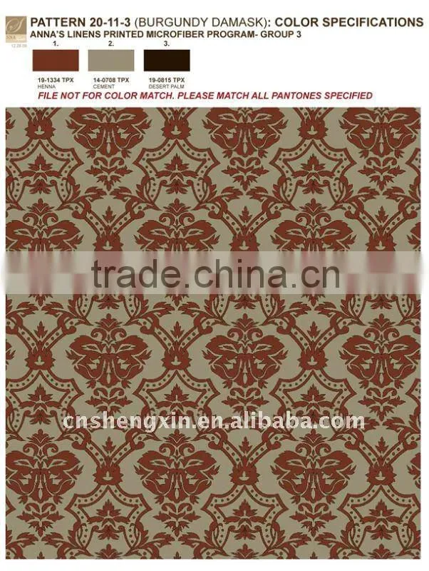100% Polyester Print pongee fabric