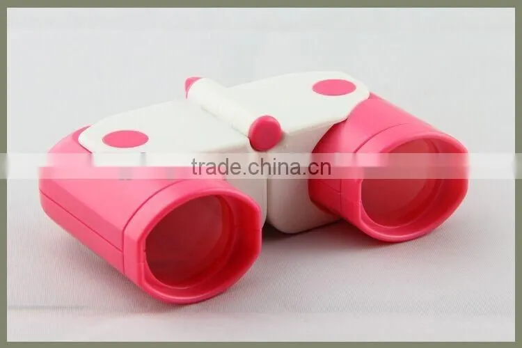 safety Compact Straight Cheap Plastic Toy colorful binoculars