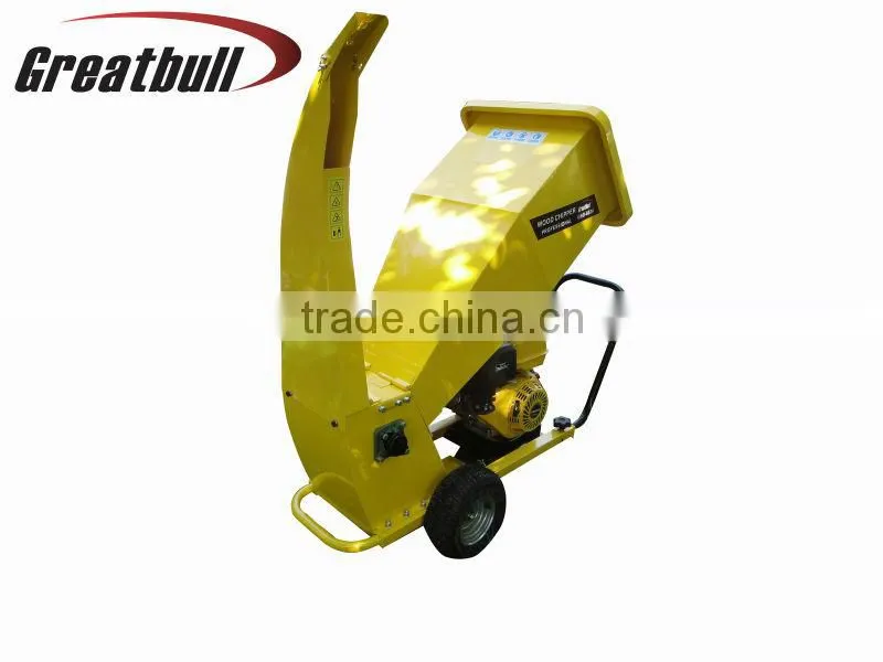 15hp gasoline 4 stroke wood chipping machine chipper shredder