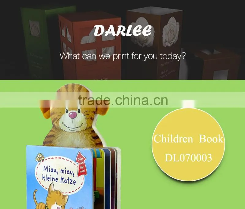 Chinese good quality creative design hard cover 3D pop up cardboard children book printing