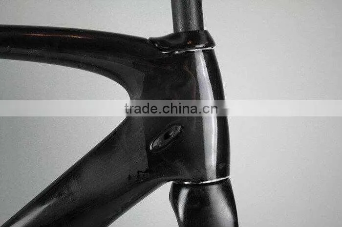 Full carbon fiber 700C Road bike frame+seat post+clamp+headset+fork