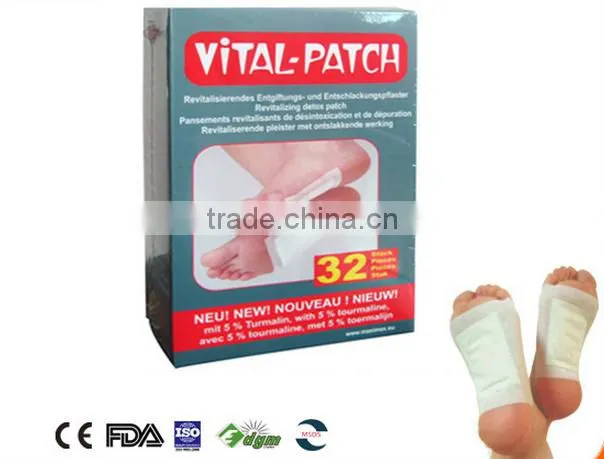 Hot sale Chinese Herbal Bamboo Vinegar Detox foot patch