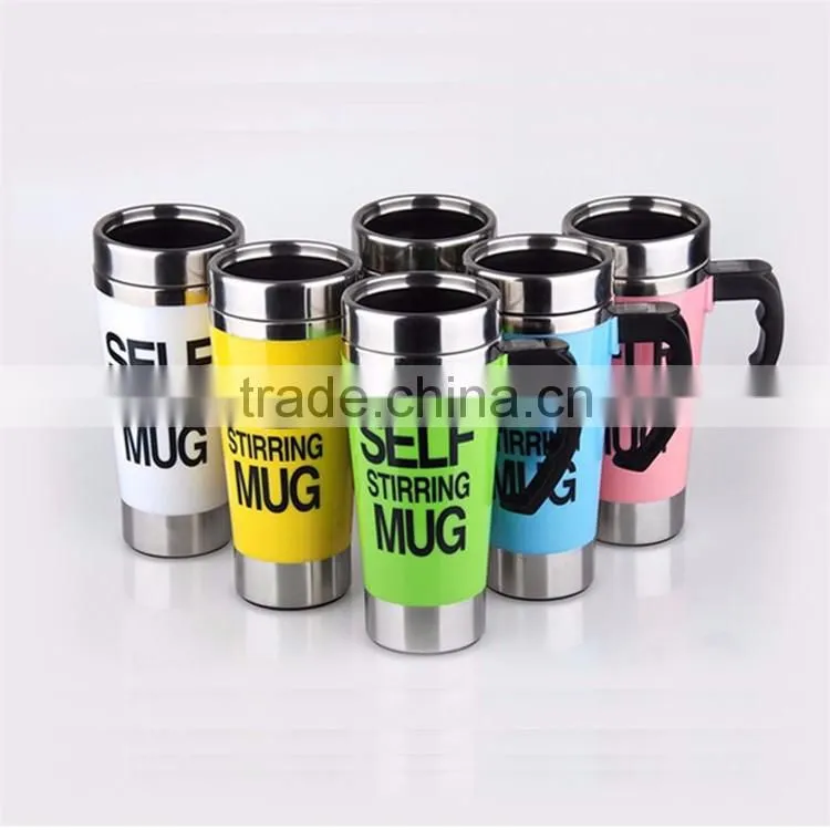 Coffee Stainless Steel Mug Cup Self Stirring Travel Coffee Mug