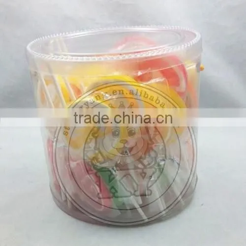 Big Hand-made Sweet Flat Lollipop Candy