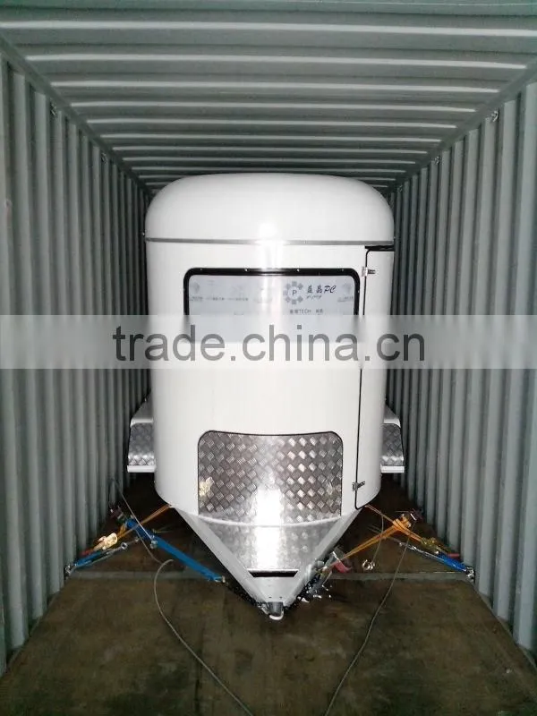 Economic standard 2 or 3 straight angle load horse float