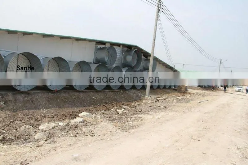 livestock / poultry house wall mounted butterfly type cone ventilation fan