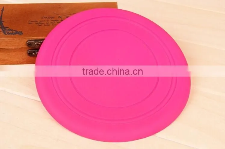 soft frisbee rubber Flying Disc pet Flyer silicone frisbee