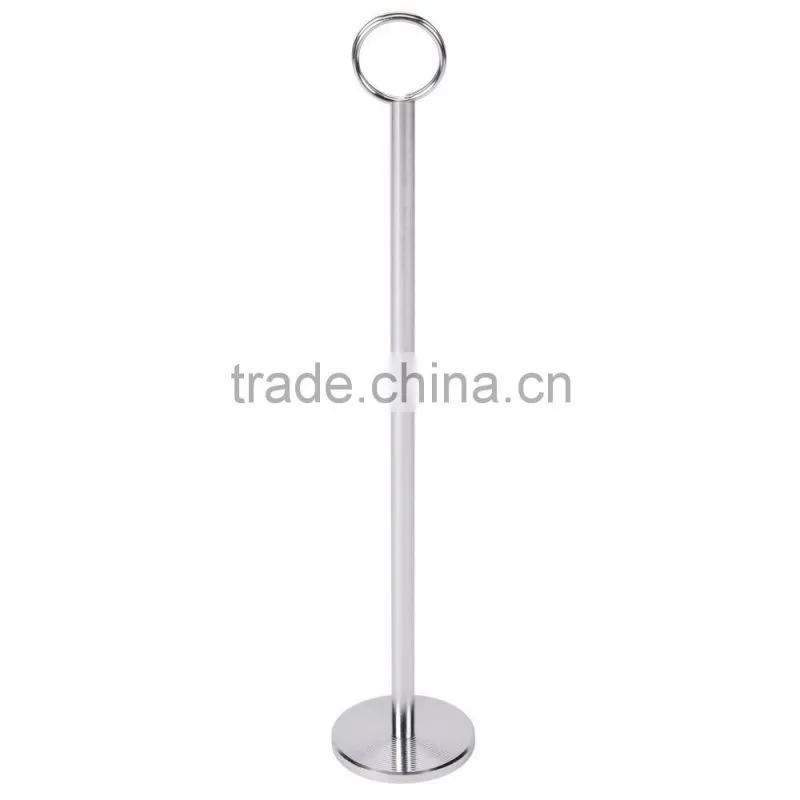 Bulk Stock desktop Stainless Steel Restaurant Table Menu Card Holder (XJJD39)