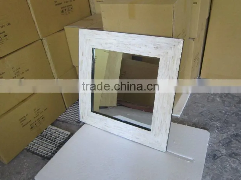 Sophisticated design mirror frame with mother of pearl inlaid made in Vietnam