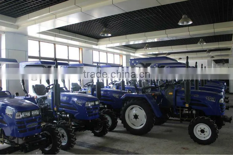 LZ304 30HP 4WD small farm tractor with rops, sunshade, shuttle gear shift, muti-way valve, front and rear ballast.