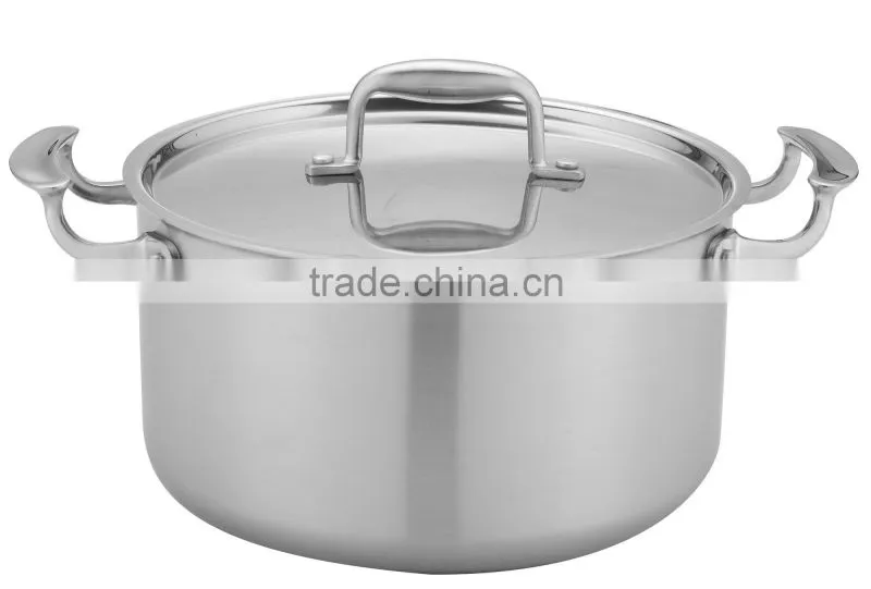 stainless steel casserole pan with lid-fashionable- top sell-hot seller