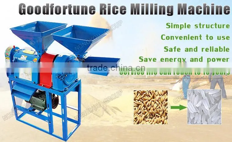 Mini Rice Mill Factory Supply Home Rice Mill Small Corn Flour Milling Machine 6NF-2.2