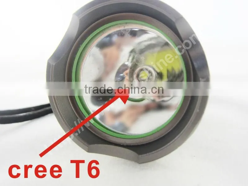 aluminum high power ultrafire t6 flashlight with 1*18650 battery