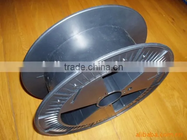 empty plastic bobbin spool for cable reel