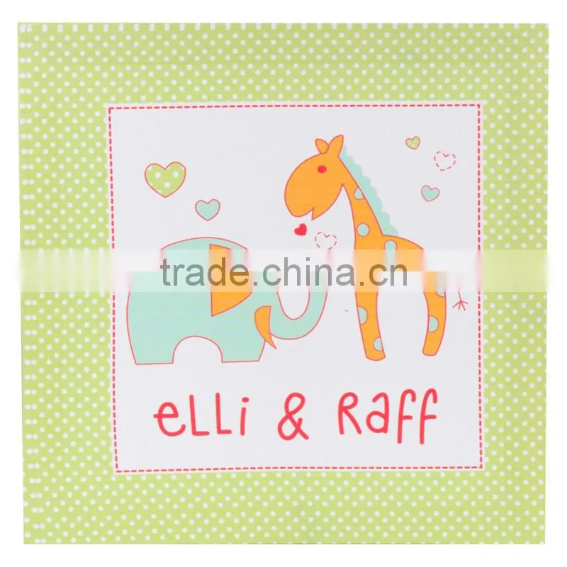 Single Printed Canvas Panel Picture Wall Nursery Art