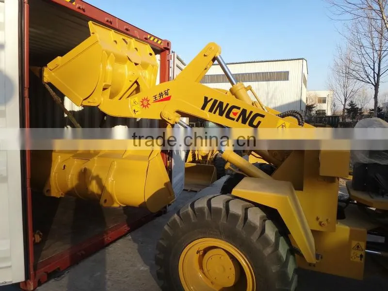 ZL50 wheel loader with grass grasper /clamp