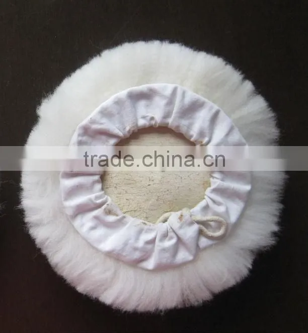 100% sheepskin wool polishing pad