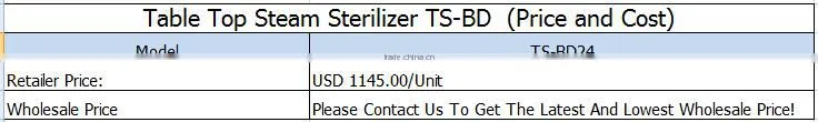 Table Top Steam Sterilizer TS-BD Autoclaves -Bluestone Autoclave
