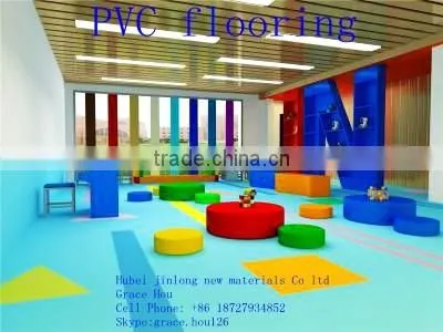 Hot sale indoor household plastic PVC flooring