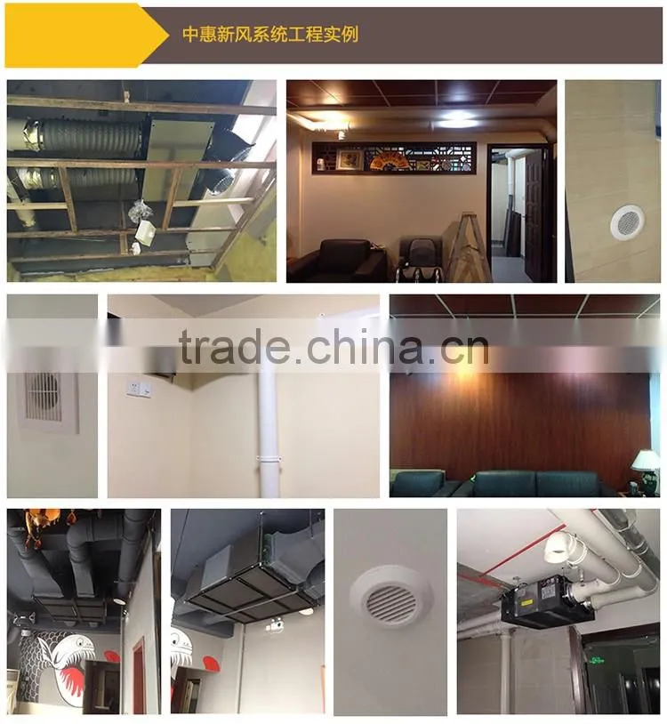 400-800m3/h Air conditioning with heat unit double air direction for ventilation from factory directly