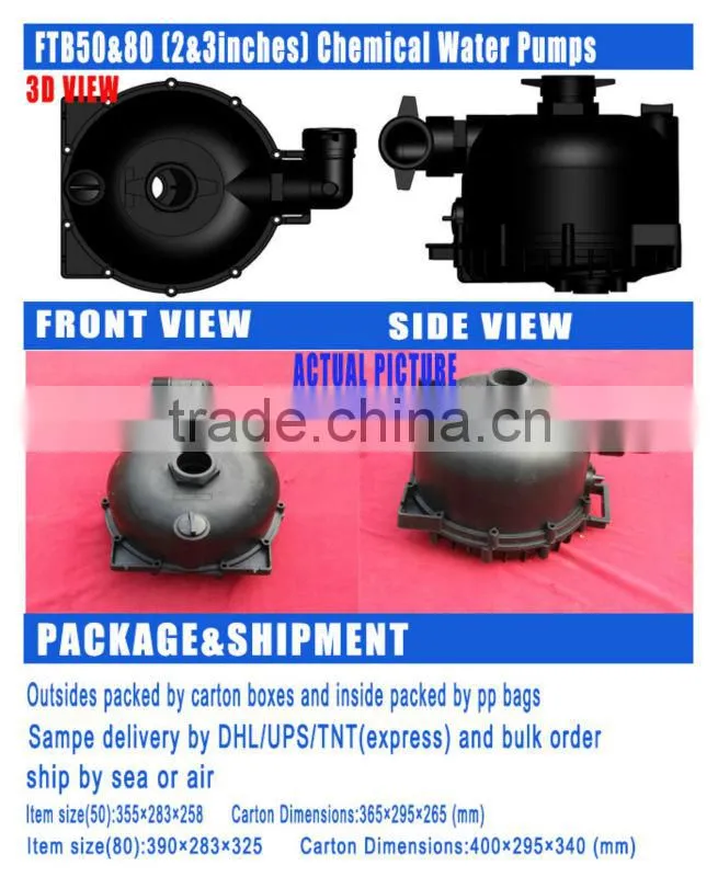 Centrifugal Chemical Pump(2 Inches) with plastic Use in industry