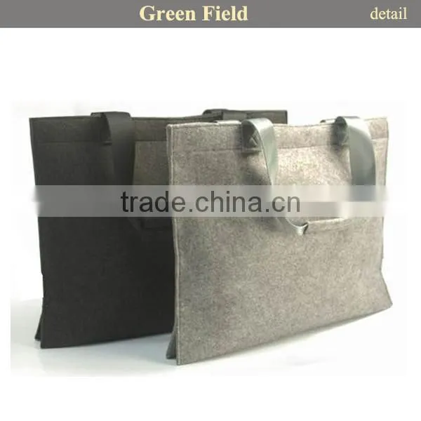 Large Felt Laptop Top Handle Carrier Handbag Tote Sleeve Briefcase shopping Shoulder Bag