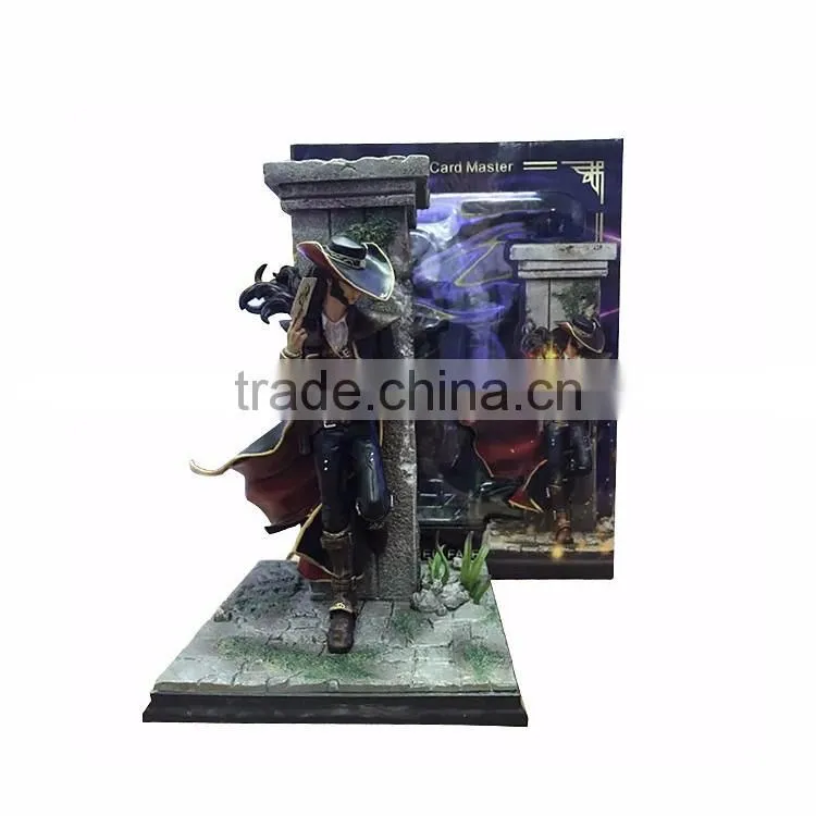 Hot LOL league of legends game figure Twisted Fate statue