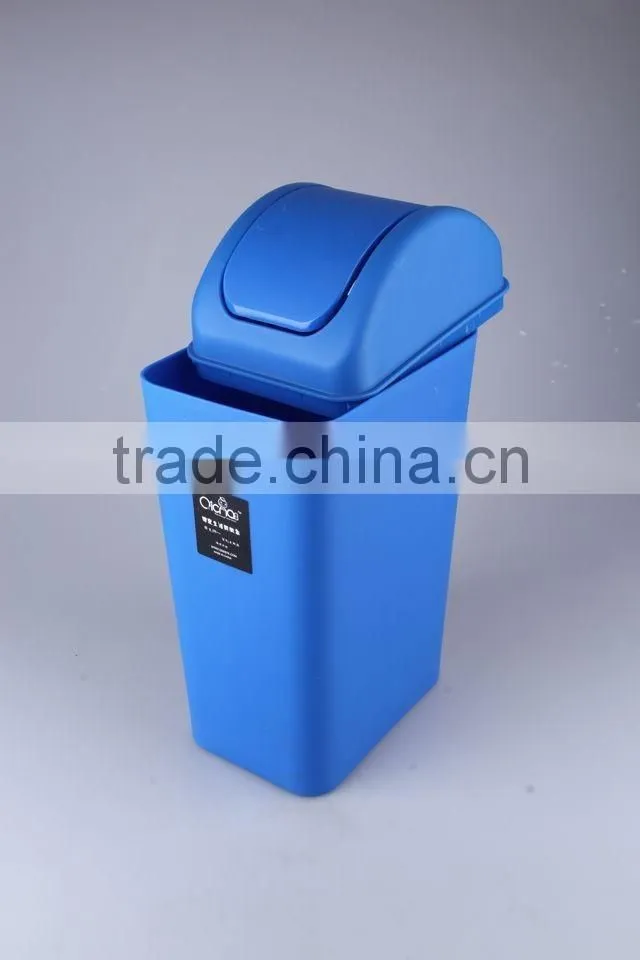 Plastic Trash Can Household Garbage Can/Rubbish Bin