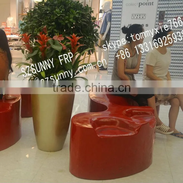 Fiberglass modern chair