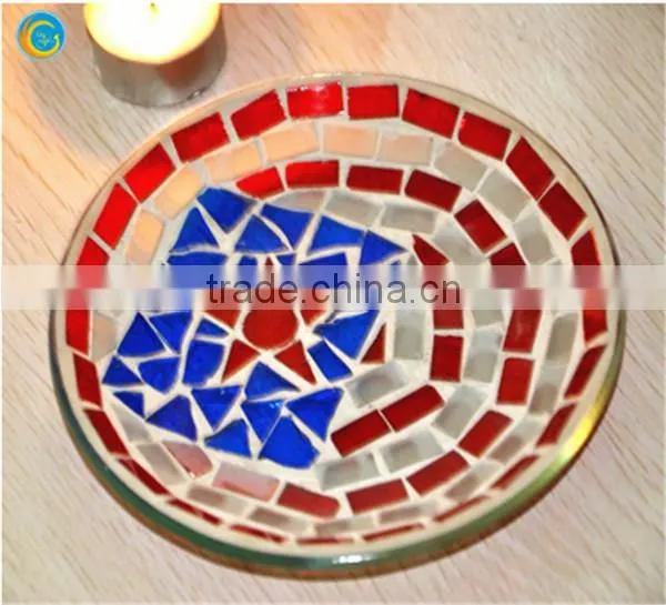 Hand Crafted Mosaic Glass Bowl