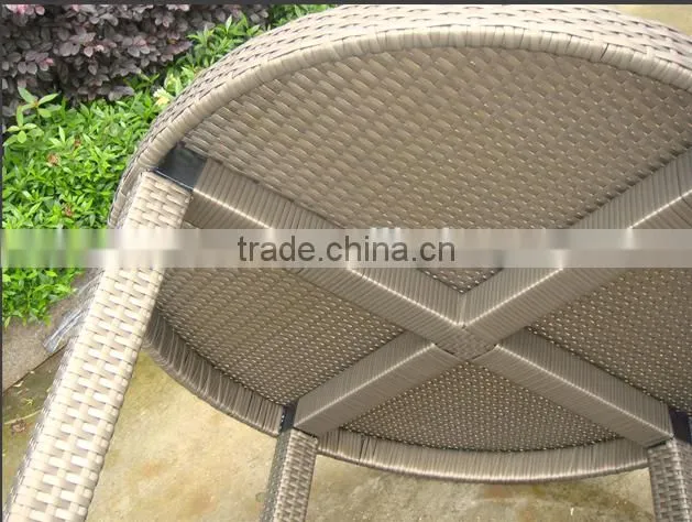 Outdoor rattan acrylic table