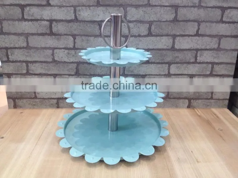 3 Tier Metal Cake Stand Cake Plate Cookies Tray