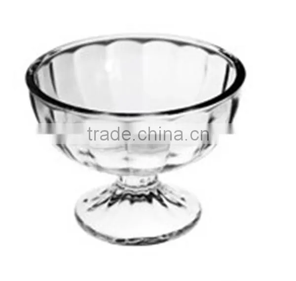 Transparent round glass Juice cups and ice cream cup