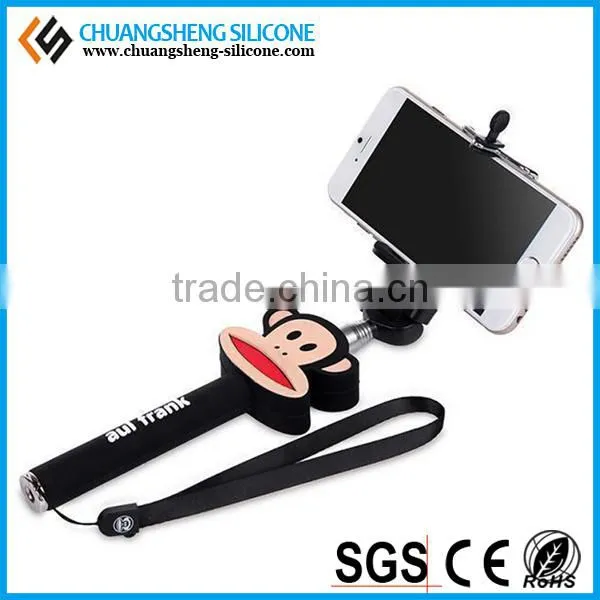 2016 most famous cartoon shaped cute bluetooth selfie for mobile phones