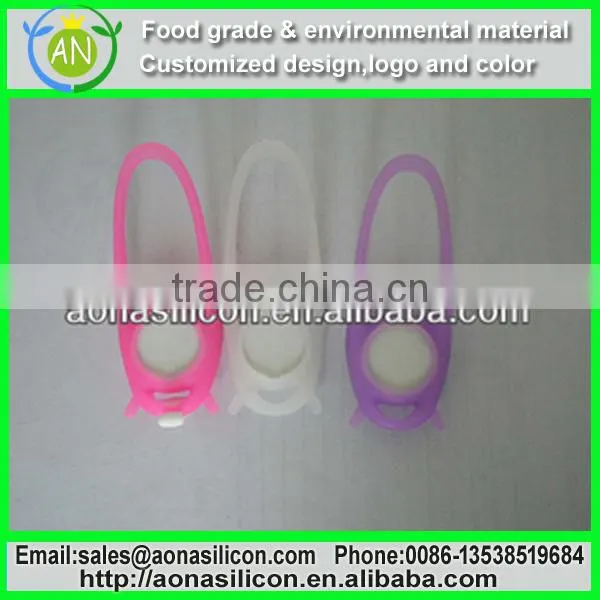 Double blister pack silicone glowing LED light silicone gift for football