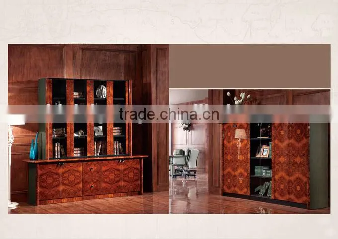 Antique Bookcase,Wooden Book Cabinet,Traditional Office Furniture(BF08-0222)