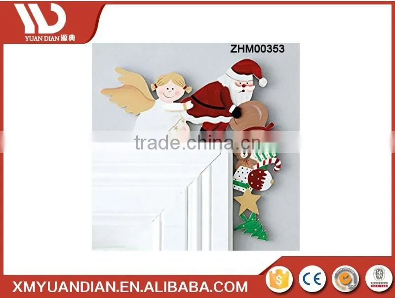Hand painted wooden door frame Chrismas Decoration