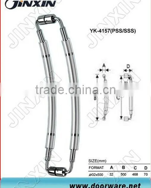 JINXIN pretty beautiful design mirror finished american style door handle
