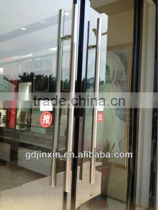 Stainless Steel Glass Door Pull Handle Art Deco Style Doors