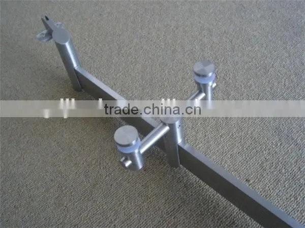 Customer DIY Flat Bar With Spider Glass Balustrade
