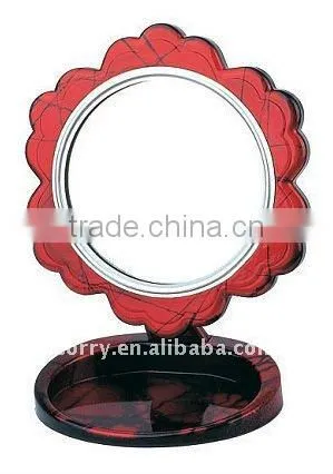Plastic cheap desktop & transparent cosmetic Mirror