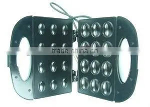 2 slice electric sandwich maker with stainless steel decoration