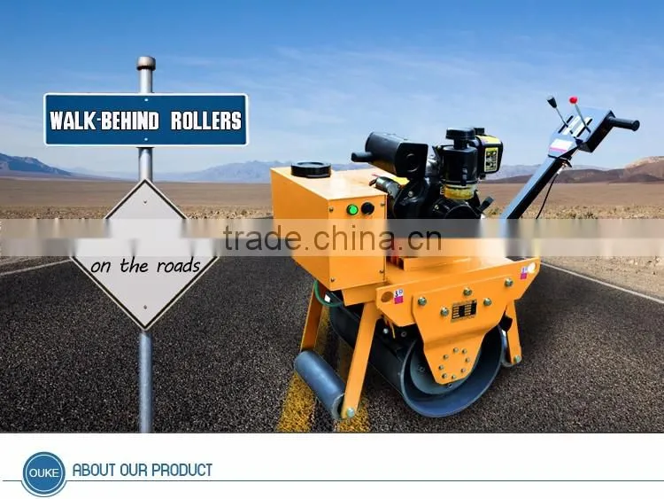 design hydraulic single drum vibratory road rollers