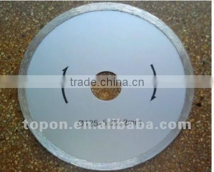 5" Wet Dry Continuous Rim Diamond Saw Blade for Granite, Concrete, Stone, Tile
