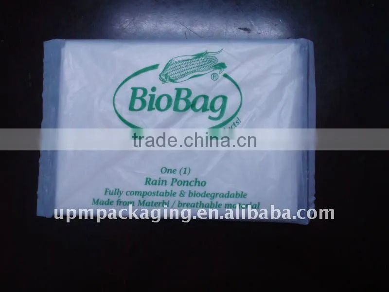100% composted environment friendly raincoat