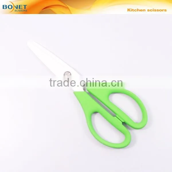 S53102C1 7-7/8" color handle kitchen ceramic scissor