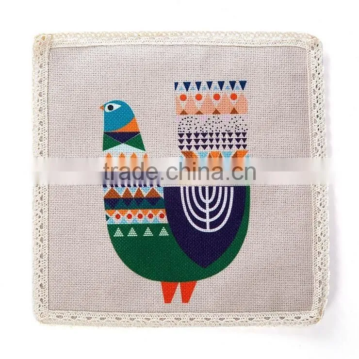 Fashionable Home Decoration Dinner Napkin Linen Cotton Folding Design Napkin Serviette